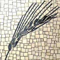 mosaico decorativo smalti oro zecchino